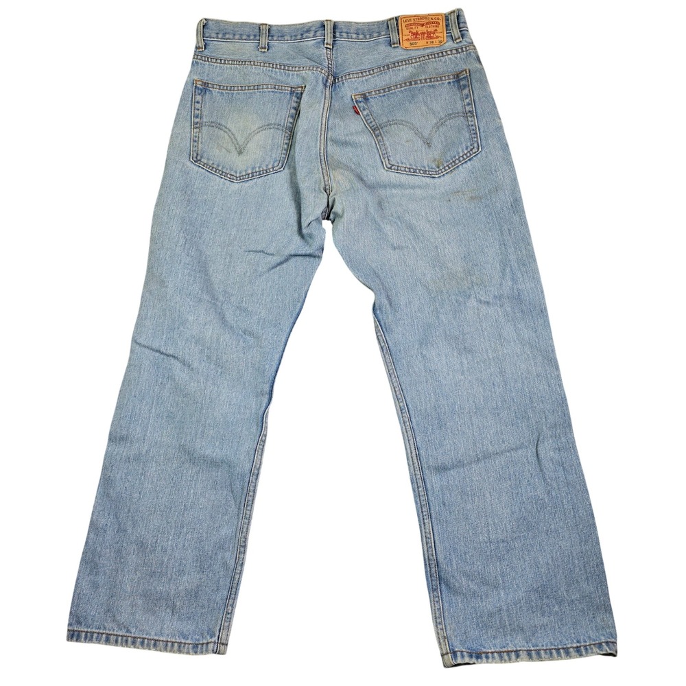 Vintage Y2K Levis 505 Regular Fit‎ Jeans Mens 38x30 (36x29 actual) Blue Straight